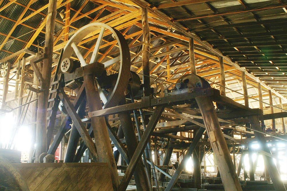 Venus Gold Battery historic machinery